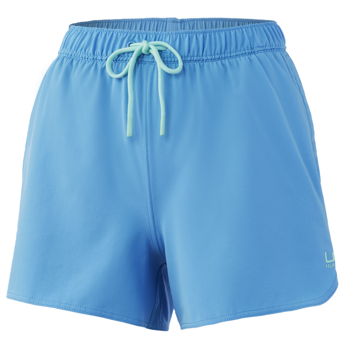 Huk Pursuit Volley Short Aqua Blue Womens