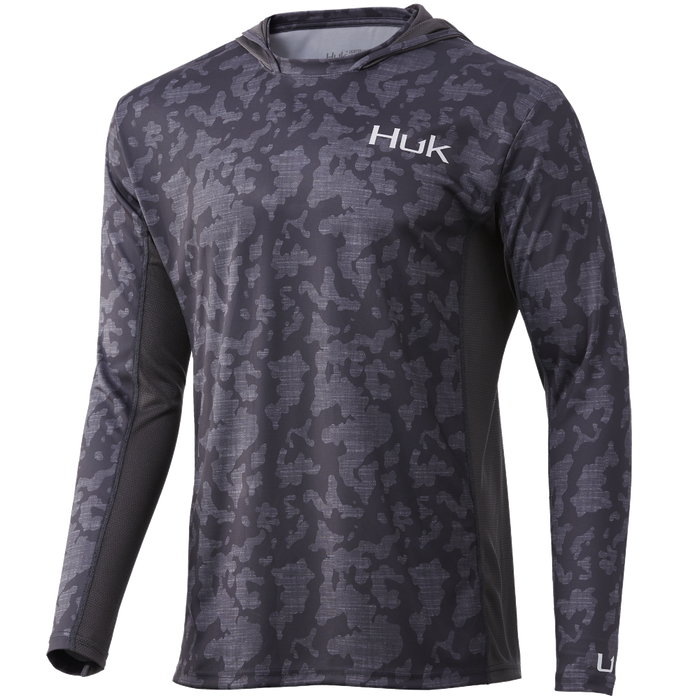 Huk Icon X Running Lakes Hoodie Volcanic Ash Mens