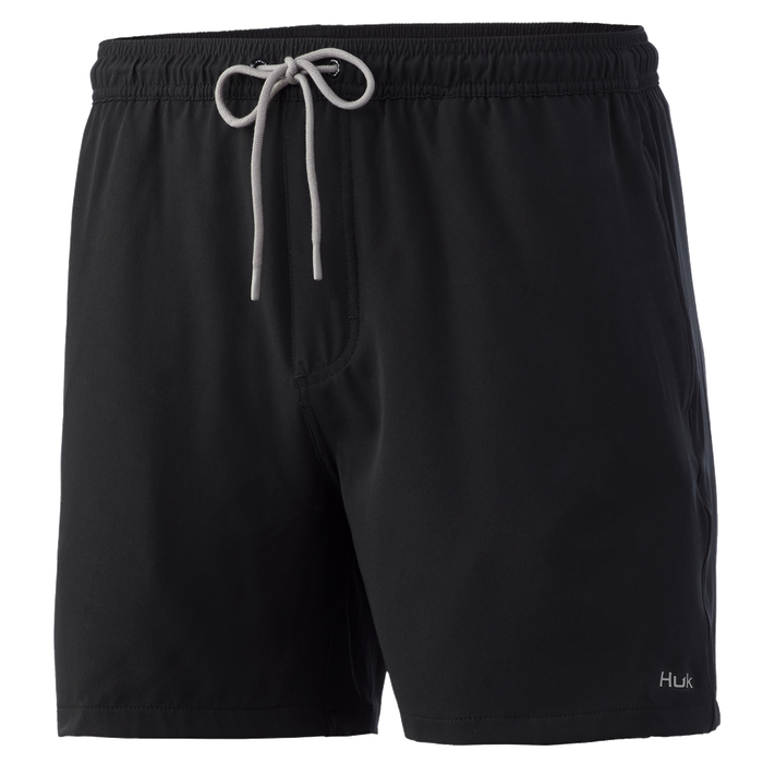 Huk Pursuit Volley Short Black Mens