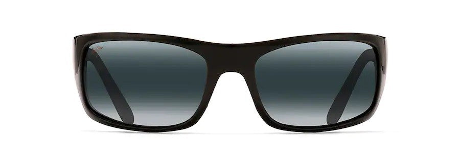 Maui Jim Peahi Gloss Black Neutral Grey Superthin Glass