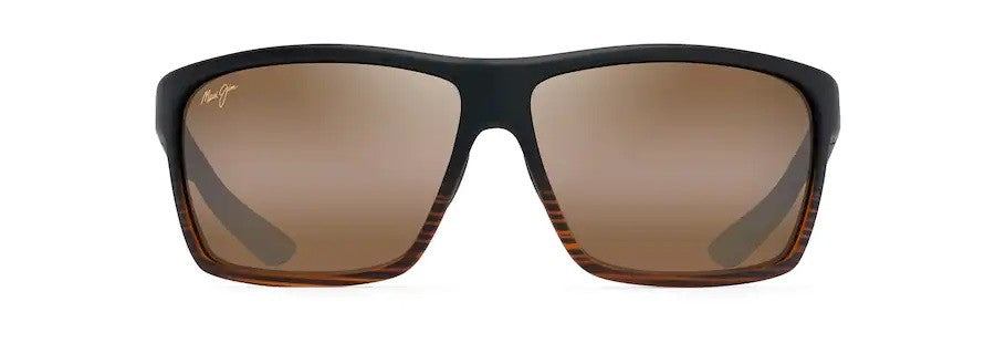 Maui Jim Alenuihaha Dark Brown Stripe Hcl Bronze Superthin Glass