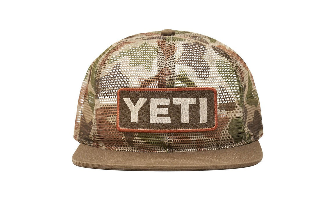 Yeti Mesh Camo 6 Panel Bow Hat Brown