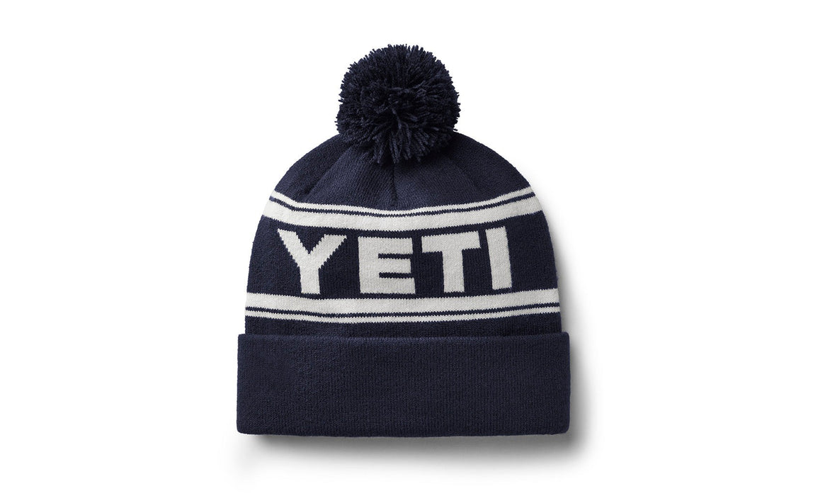 Yeti Retro Knit Beanie Navy/white
