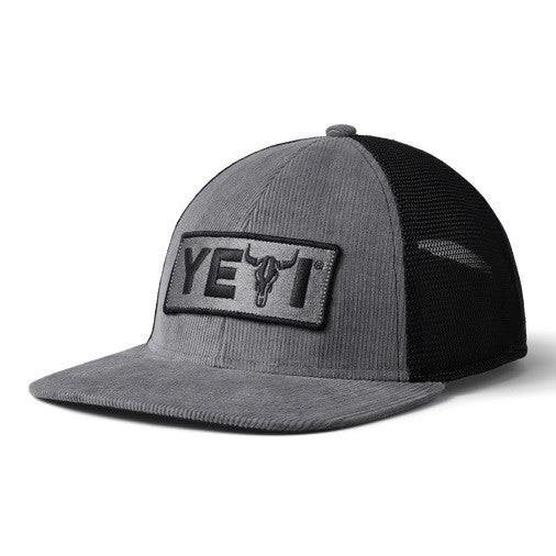 Yeti Steer Flat Brim Hat Grey