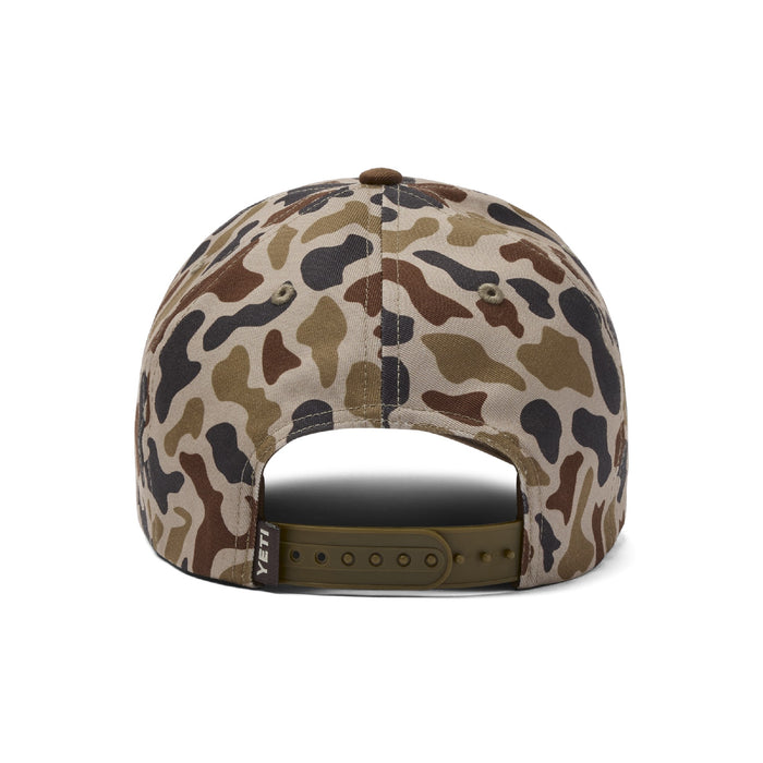 Yeti Snapback Hat Wetlands Brown Camo