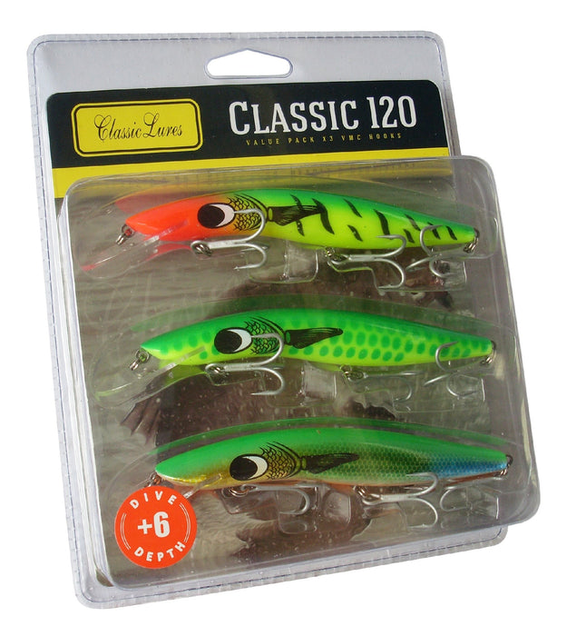 Classic Lures 120 +6ft Pack