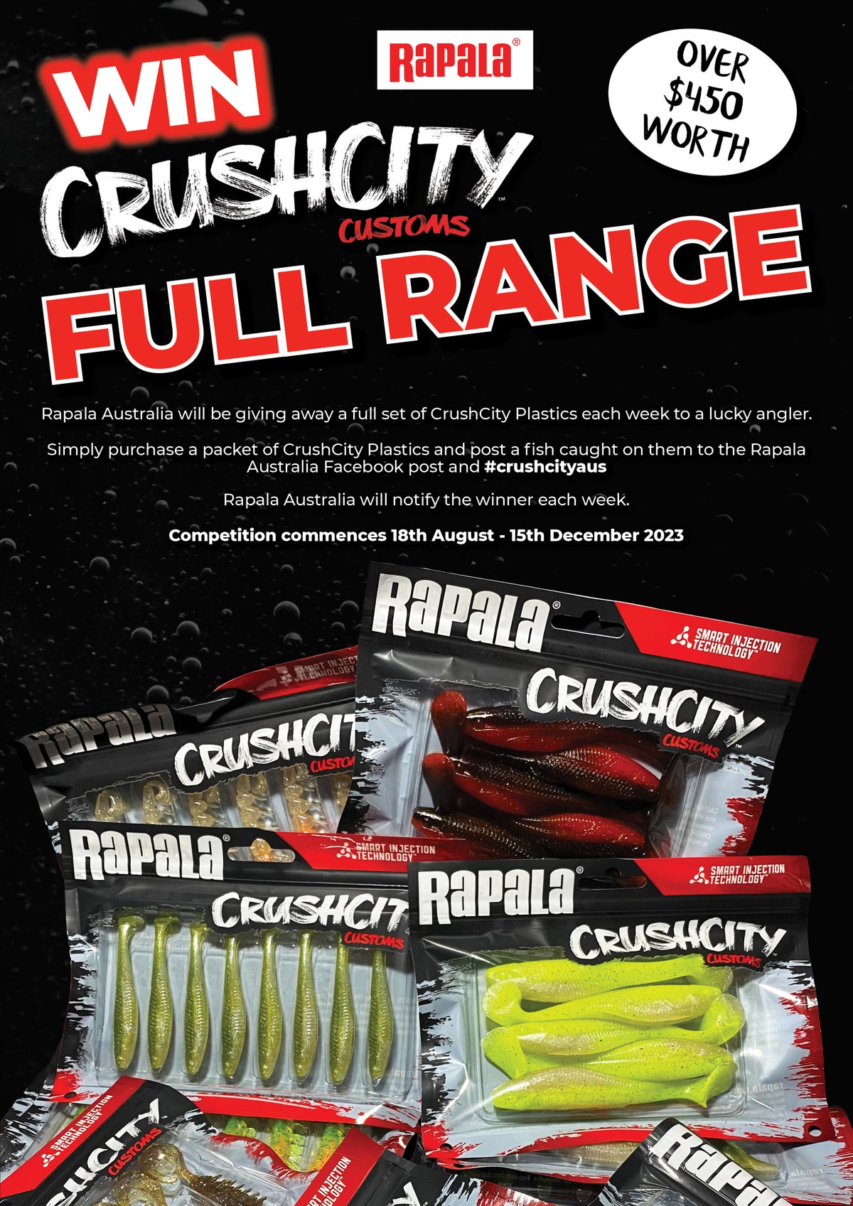 New Rapala Crush City Plastic's — Fishing & Outdoor World
