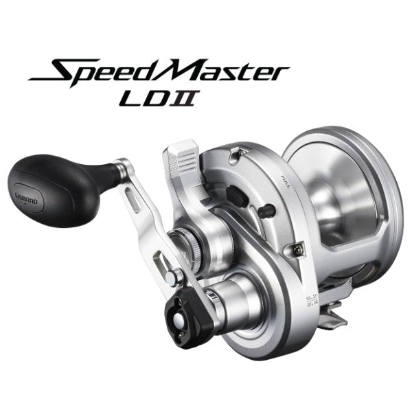 Shimano Speedmaster 25II 2 Vitesses Moulinet De Traîne – Levier De Frein Ultra Doux, Prêt à Mordre !