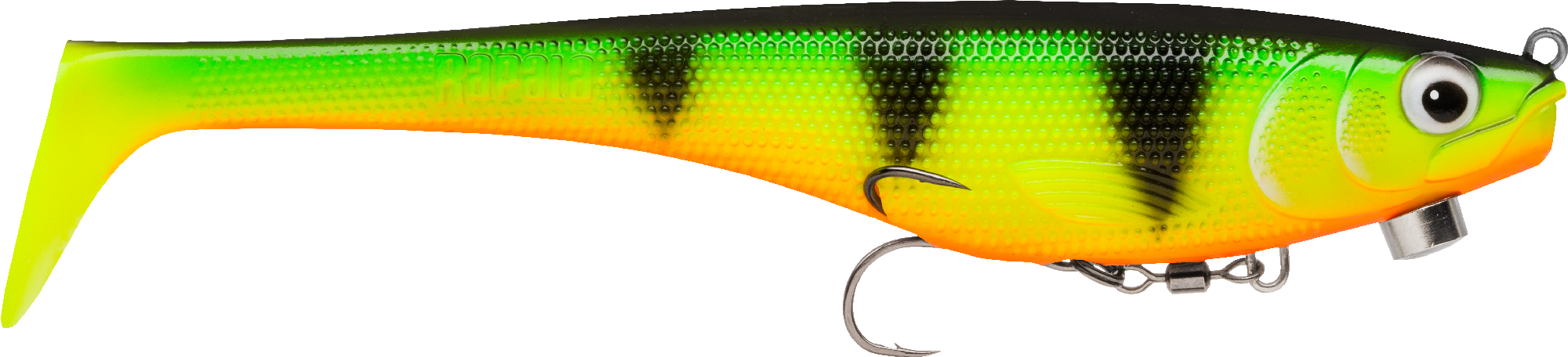 Rapala Soft Peto Prerigged 180mm Soft Plastic [col:fire Tiger]