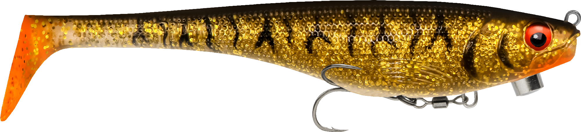 Rapala Soft Peto Prerigged 160mm Soft Plastic [col:black Gold]