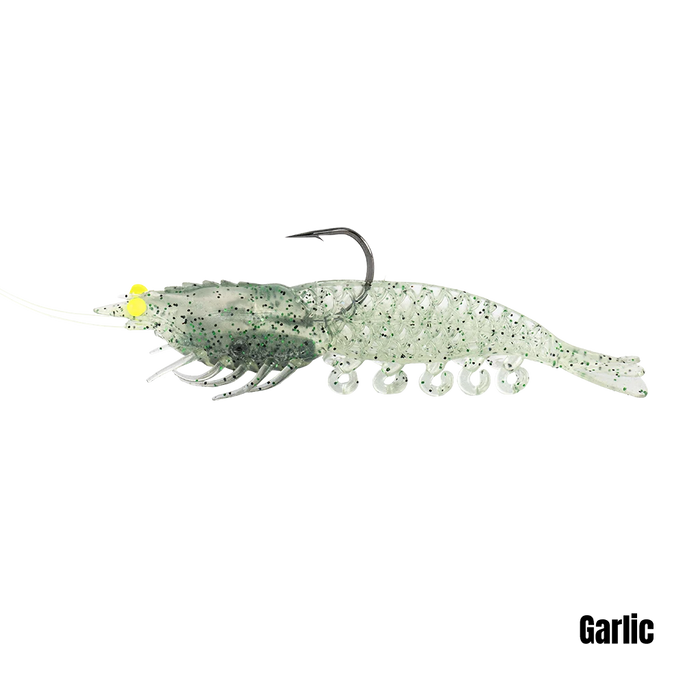 Berkely Powerbait 5" Prerigged Cullshrimp [col:garlic]