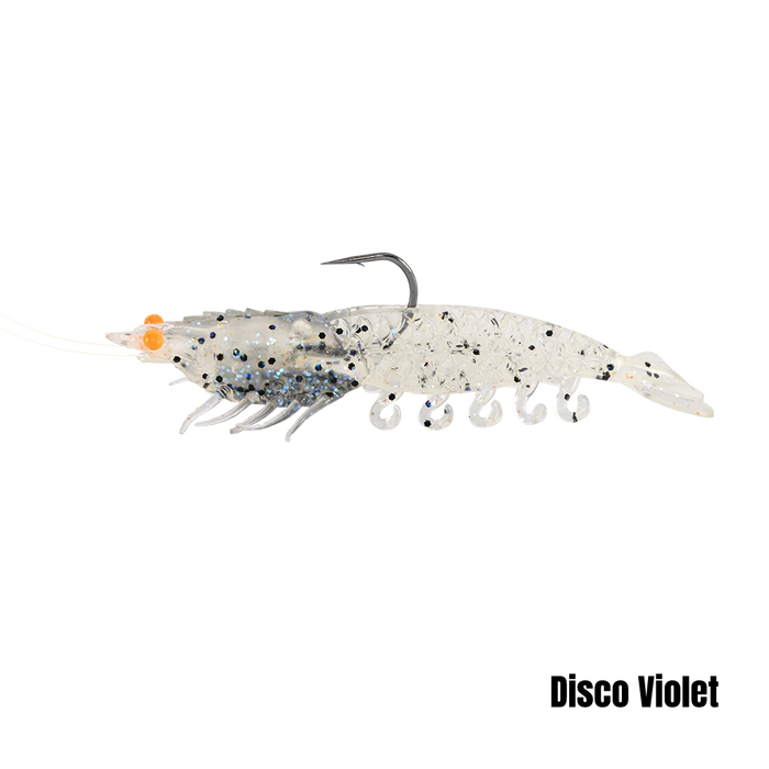Berkely Powerbait 5" Prerigged Cullshrimp [col:disco Violet]
