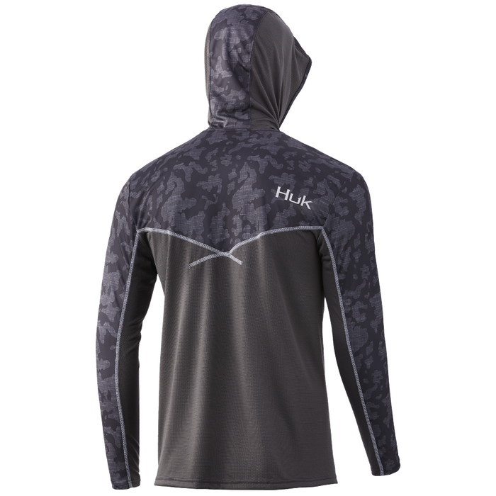 Huk Icon X Running Lakes Hoodie Volcanic Ash Mens