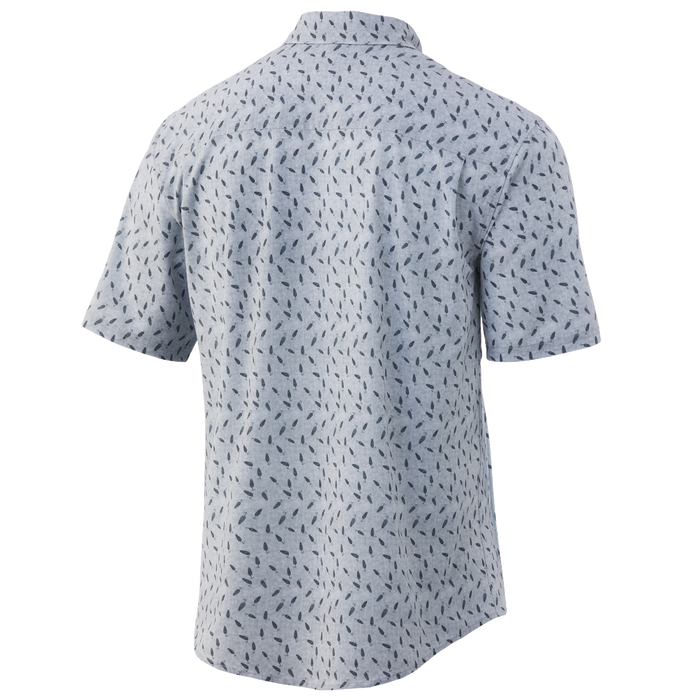 Huk Kona Lure Short Sleeve Shirt Volcanic Ash Mens