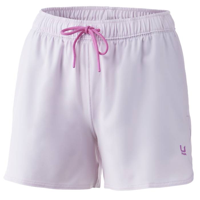 Huk Pursuit Volley Short Barely Pink Womens