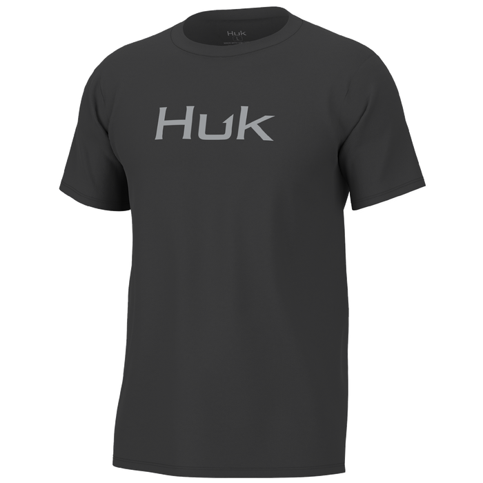 Huk Logo Short Sleeve Tee Volcanic Ash Mens