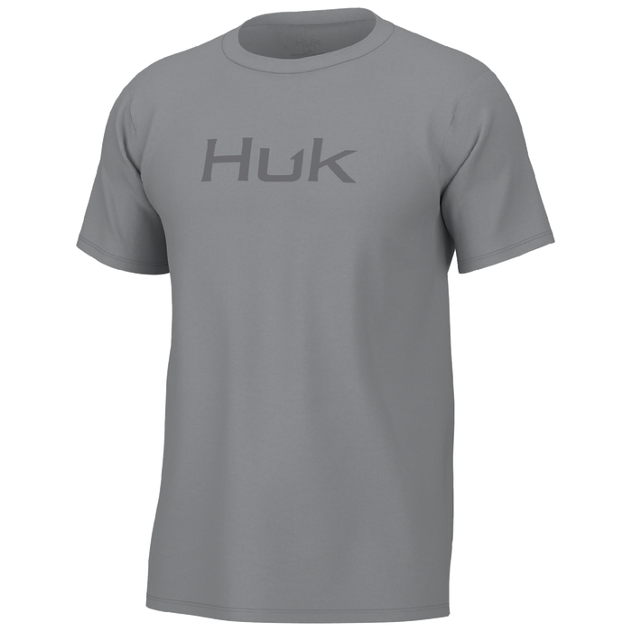 Huk Logo Short Sleeve Tee Harbour Mist Mens