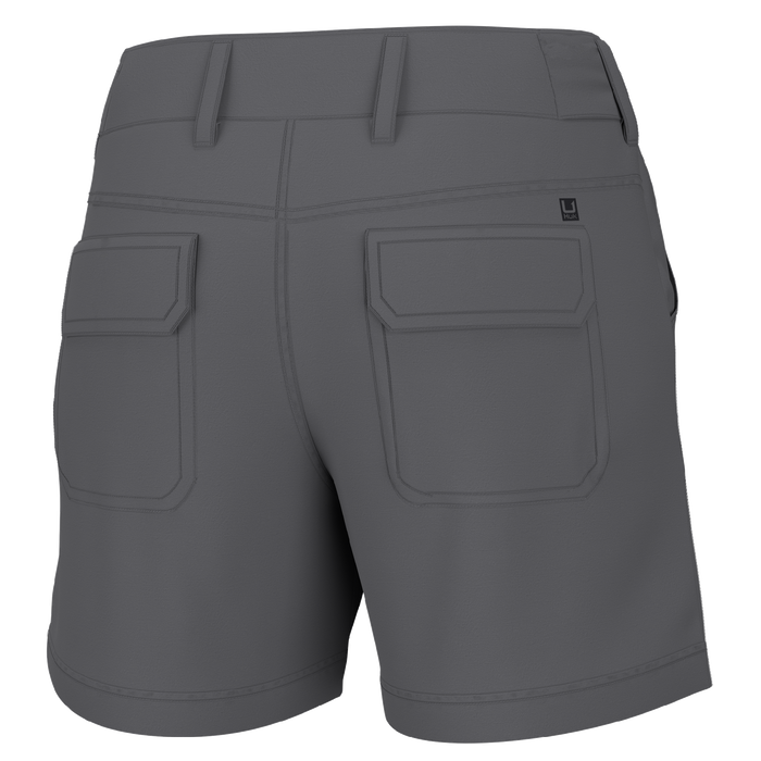 Huk Next Level Short Charcoal Grey Womens