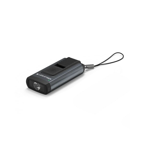 Led Lenser K6r Rechareable Keyring Torch [col:grey]