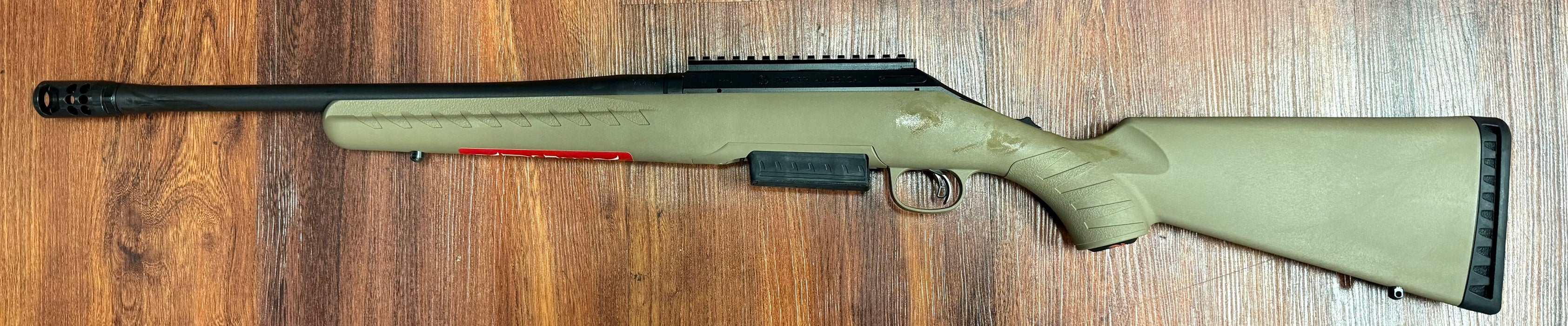 RUGER AMERICAN RIFLE RANCH 450 BUSHMASTER BLUED 16" BRAKE