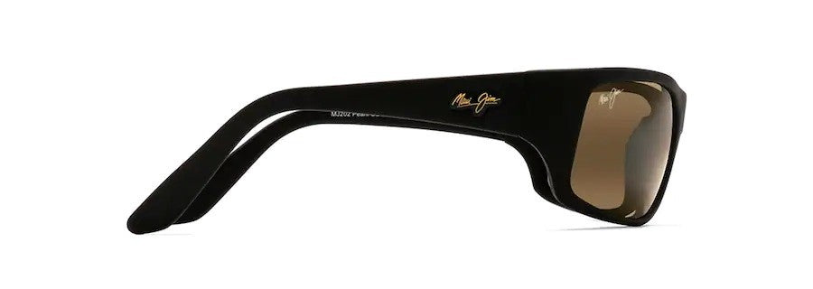 Maui Jim Peahi Matte Black Hcl Bronze Superthin Glass