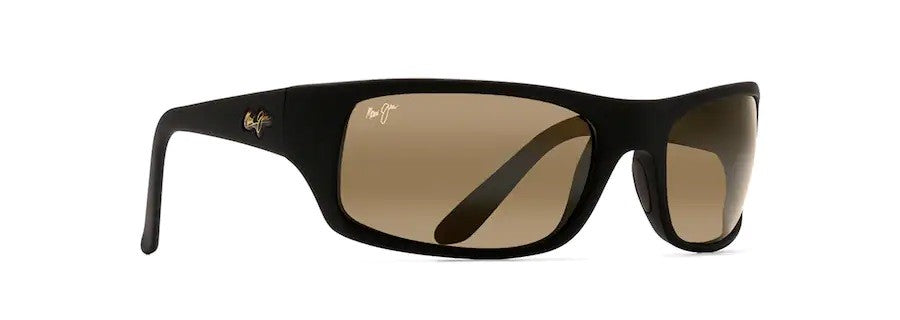 Maui Jim Peahi Matte Black Hcl Bronze Superthin Glass