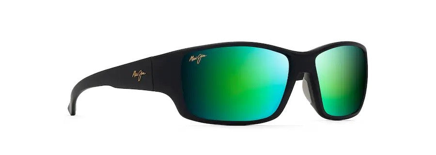 Maui Jim Local Kine Soft Black With Dark Transparent Green & Light Transparent Grey Mauigreen Superthin Glass