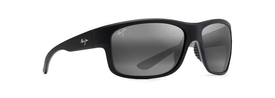 Maui Jim Southern Cross Soft Black With Sea Blue & Grey Neutral Grey Superthin Glass