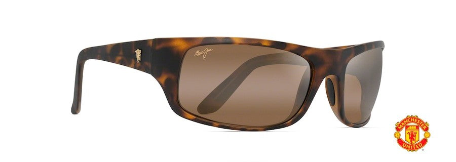 Maui Jim Peahi Man U Matte Tortoise Hcl Bronze Superthin Glass