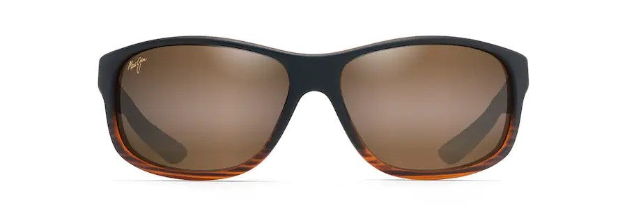 Maui Jim Kaiwi Channel Dark Brown Stripe Hcl Bronze Superthin