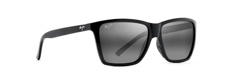 Maui Jim Cruzem Gloss Black Neutral Grey Superthin Glass