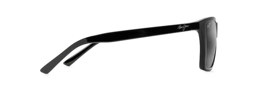 Maui Jim Cruzem Gloss Black Neutral Grey Superthin Glass