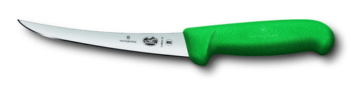 Victorinox Fibrox Curved Narrow 15cm Boning Knife [col:green]