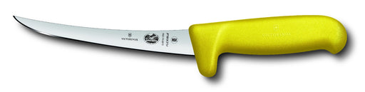 Victorinox Fibrox Curved Flexible Narrow Safety Grip 15cm Boning Knife [col:yellow]