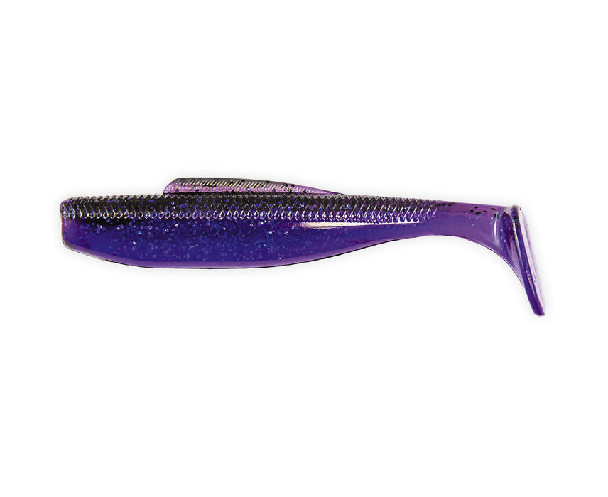 Z-man Diezel Minnowz 5" Soft Plastic Lure 4pk [col:purple Demon]