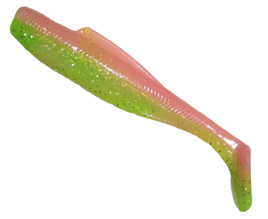 Z-man Diezel Minnowz 4" Soft Plastic Lure 5pk [col:electric Chicken]