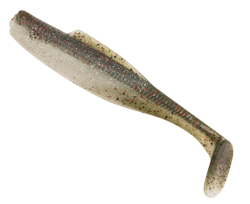 Z-man Diezel Minnowz 4" Soft Plastic Lure 5pk [col:redbone Glow]