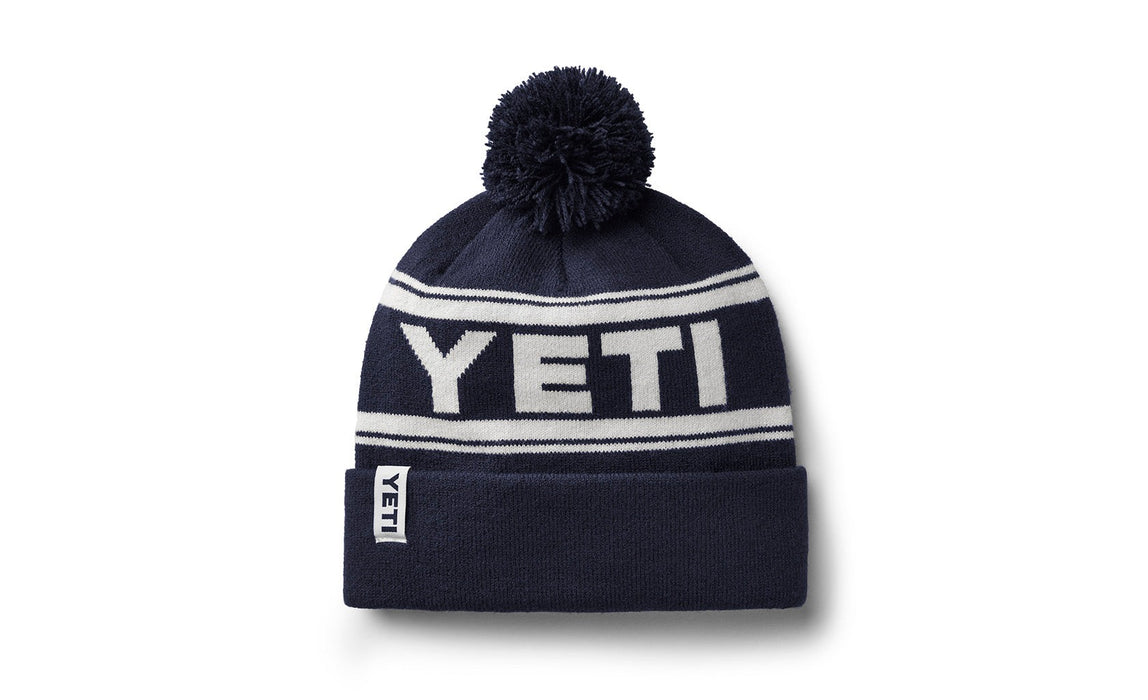 Yeti Retro Knit Beanie Navy/white