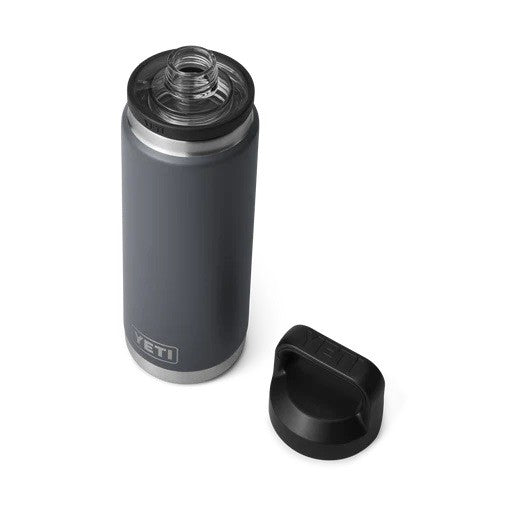 Yeti Rambler 26oz (760ml) Bottle With Chug Cap [col:charcoal]