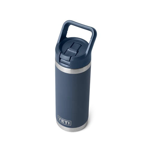 Yeti Rambler 18oz (532ml) Straw Bottle [col:navy]