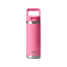 Yeti Rambler 18oz (532ml) Straw Bottle [col:harbour Pink]