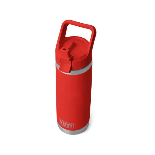 Yeti Rambler 18oz (532ml) Straw Bottle [col:canyon Red]