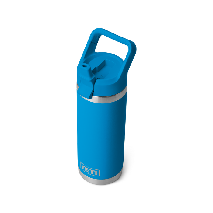 Yeti Rambler 18oz (532ml) Straw Bottle [col:big Wave Blue]