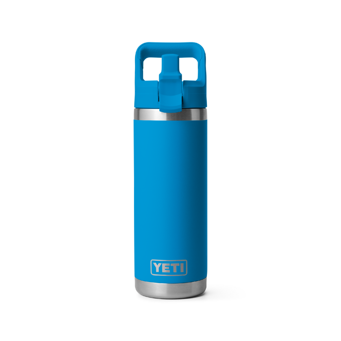 Yeti Rambler 18oz (532ml) Straw Bottle [col:big Wave Blue]