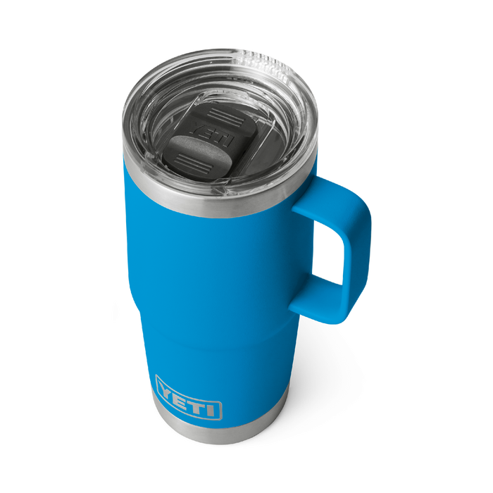 Yeti Rambler 20oz (591ml) Travel Mug [col:big Wave Blue]