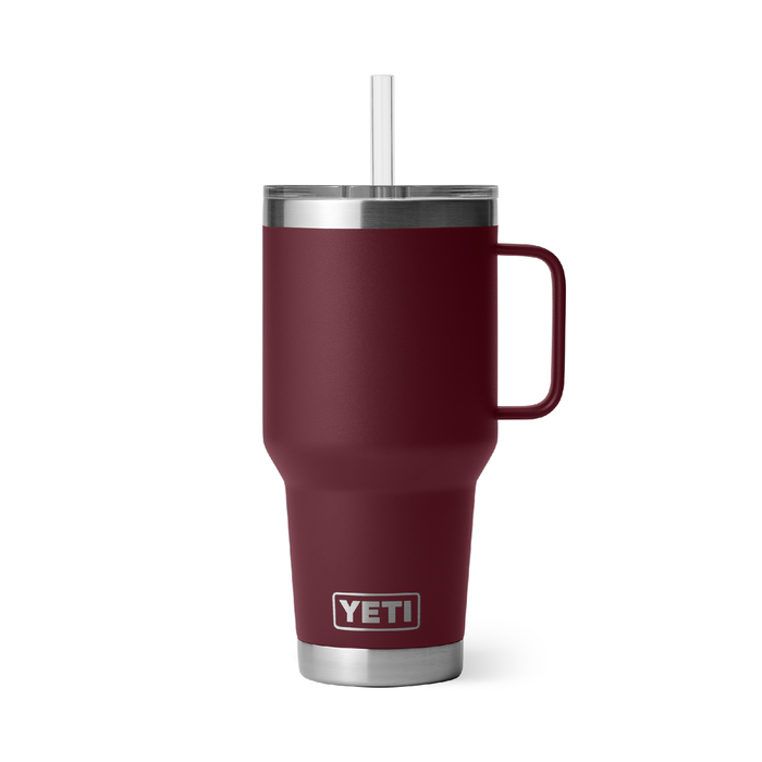 Yeti Rambler 35oz (1l) Straw Mug [col:wild Vine Red]