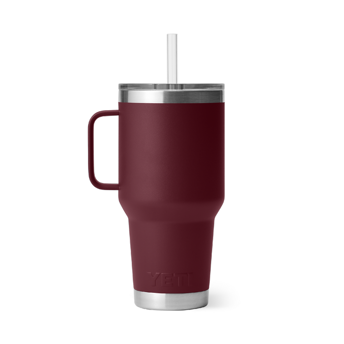 Yeti Rambler 35oz (1l) Straw Mug [col:wild Vine Red]