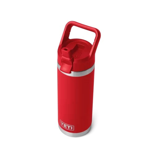 Yeti Rambler 18oz (532ml) Straw Bottle [col:rescue Red]