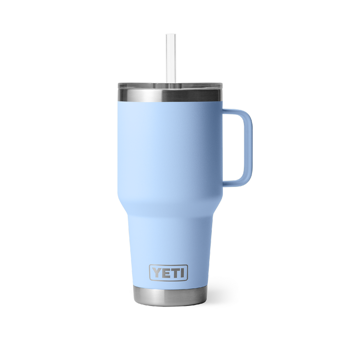 Yeti Rambler 35oz (1l) Straw Mug [col:big Sky Blue]
