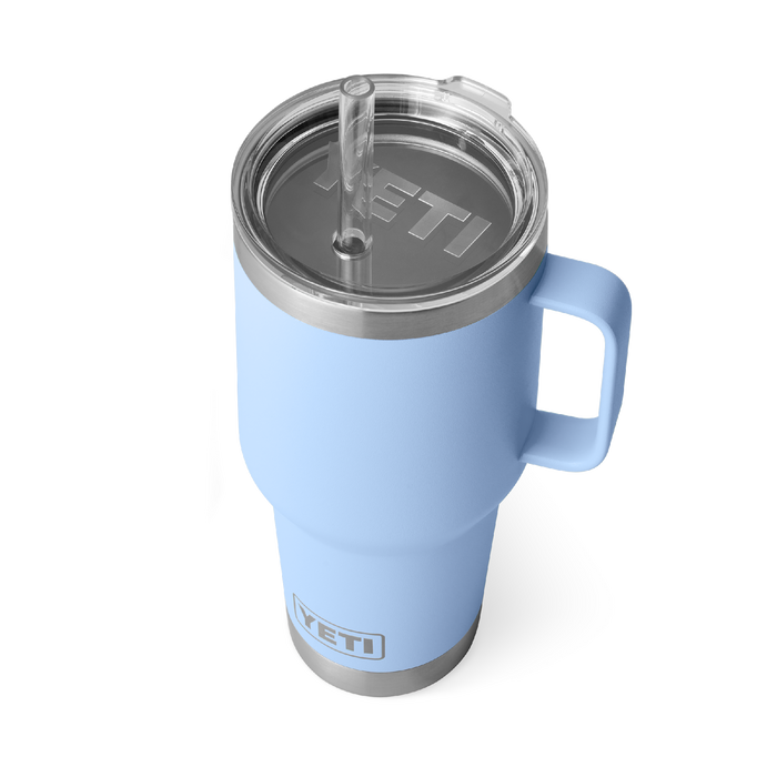 Yeti Rambler 35oz (1l) Straw Mug [col:big Sky Blue]
